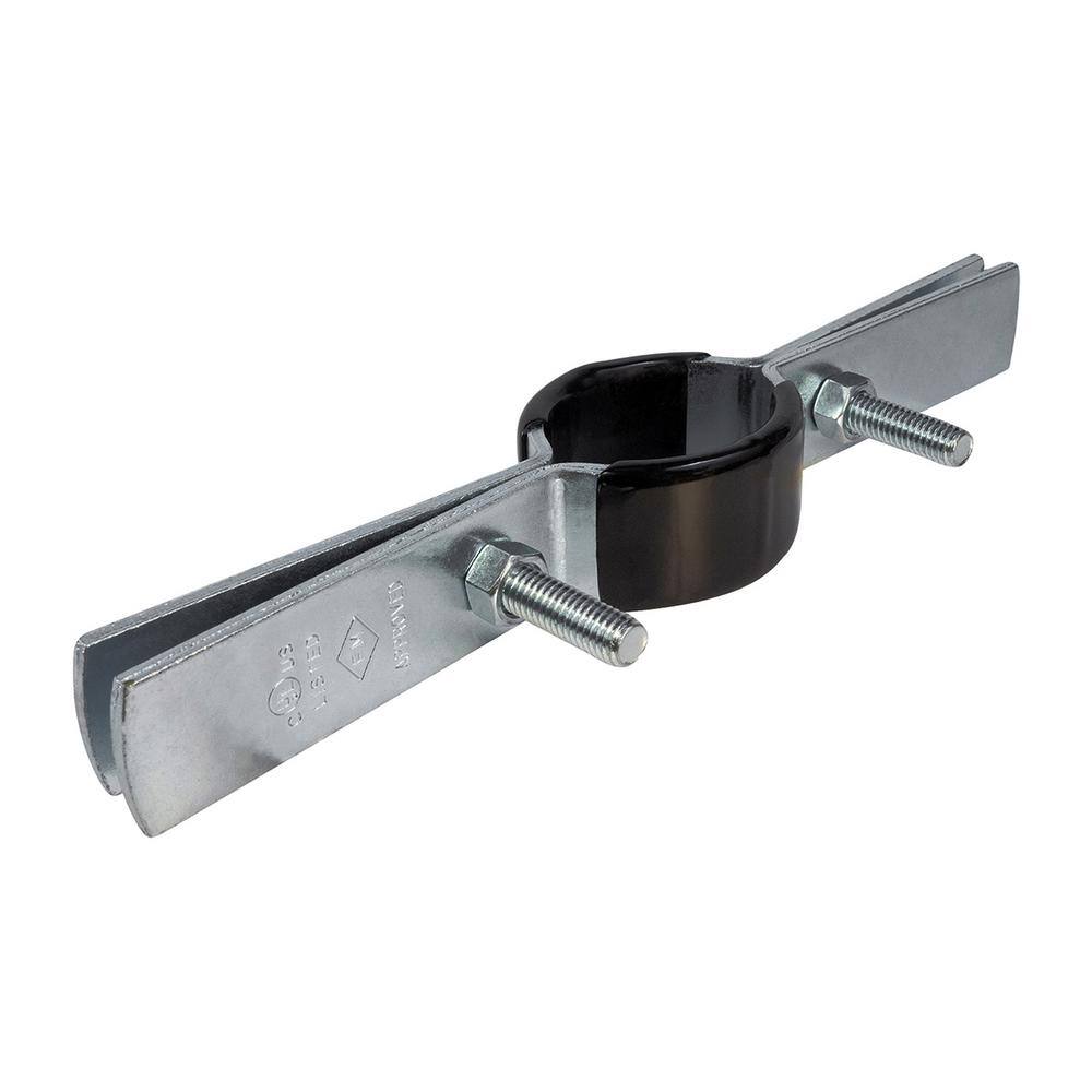 The Plumber's Choice 4 in. Riser Clamp in Plastic Coated Steel (5-Pack)
