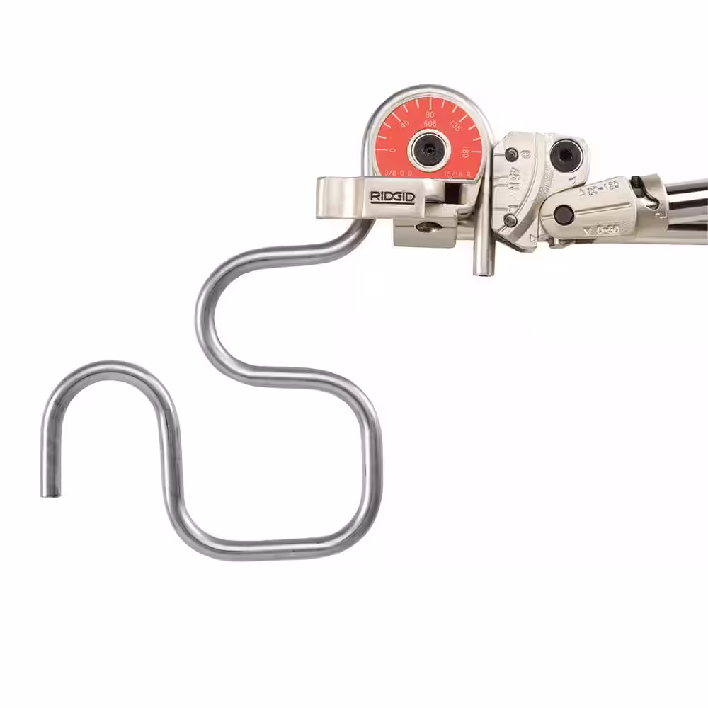RIDGID 3/8 in. Model 606 Heavy-Duty Stainless Steel Pipe and Tubing Bender with Extra Long 16 in. Handles (Imperial)