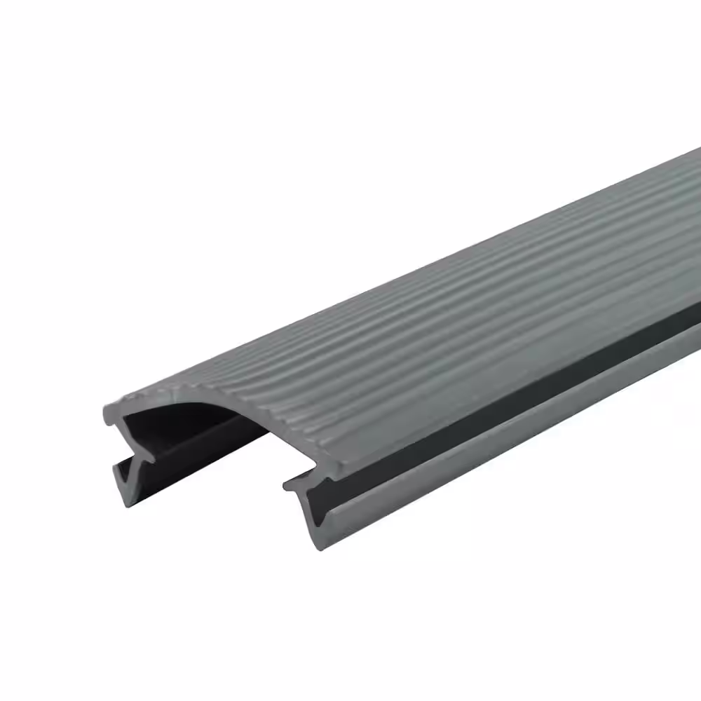 M-D Building Products 1-1/2 in. x 3/4 in. x 36 in. Gray Vinyl Replacement Insert for Heavy Duty Thresholds