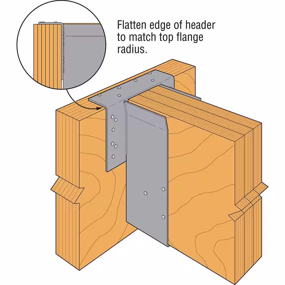 Simpson Strong-Tie HGLTV Top-Flange Joist Hanger for 3-1/2 in. x 14 in. Engineered Wood