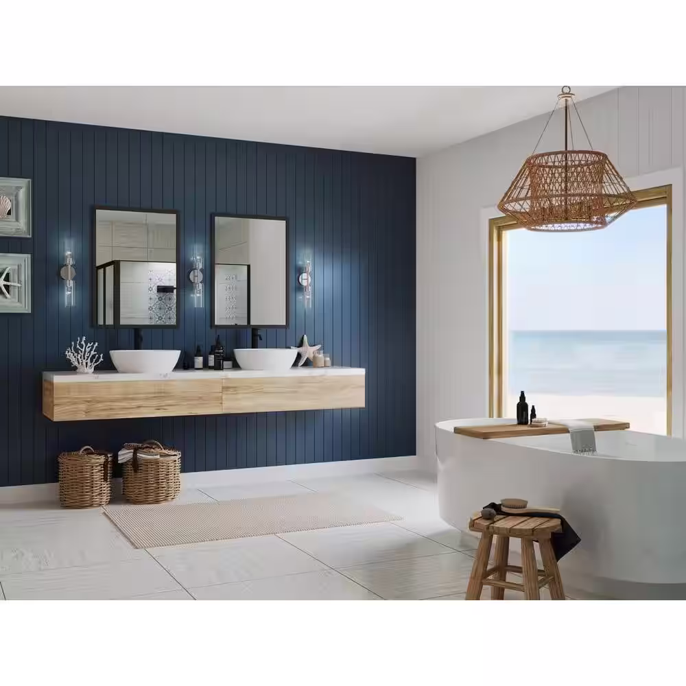 Progress Lighting Cofield Collection 22-1/2 in. 2-Light Brushed Nickel Transitional Wall Bracket with Clear Glass Shades