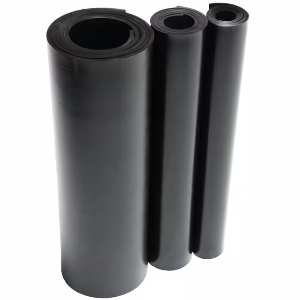 Rubber-Cal EPDM 1/8 in. x 36 in. x 24 in. Commercial Grade 60A Rubber Sheet - Black