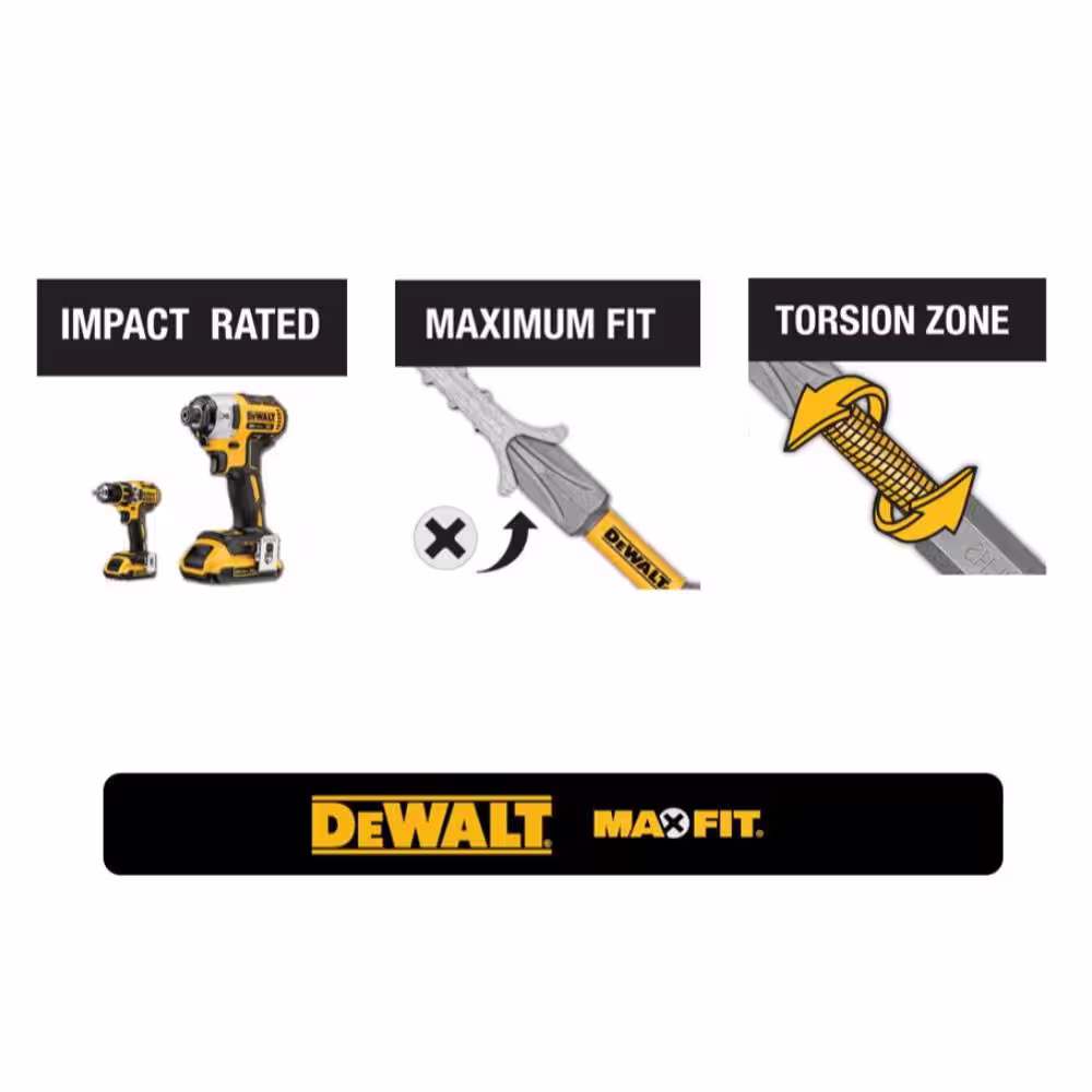 DEWALT MAXFIT 6 in. #2 Philips Bit