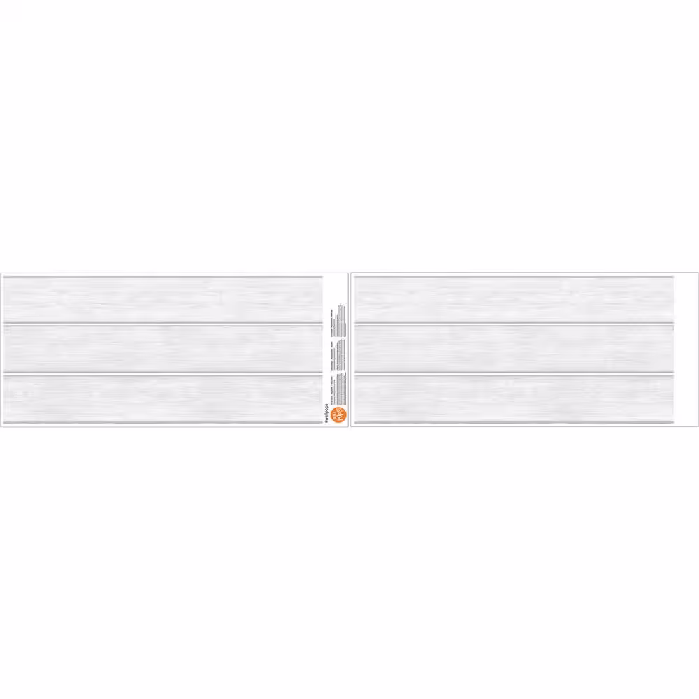 WallPops White Wood Timber Wall Decal