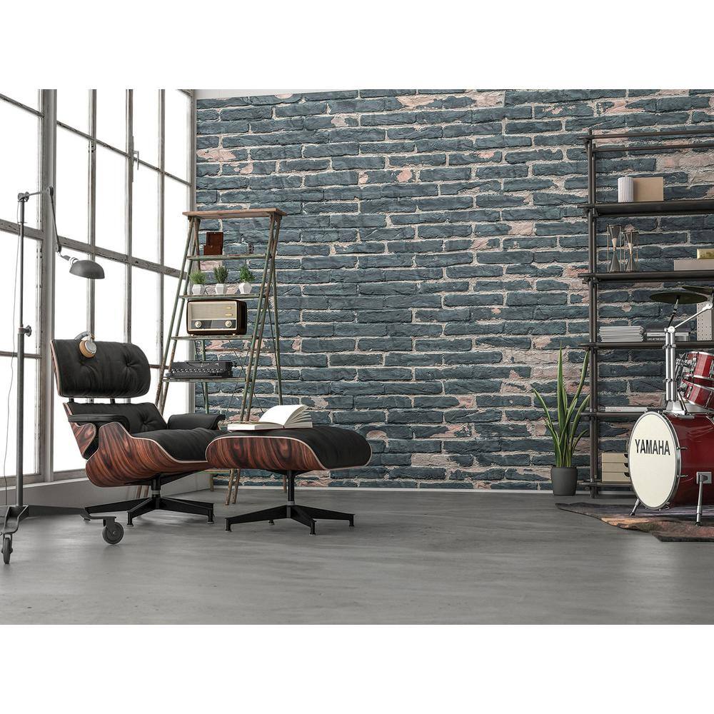 Komar Painted Bricks Wall Mural