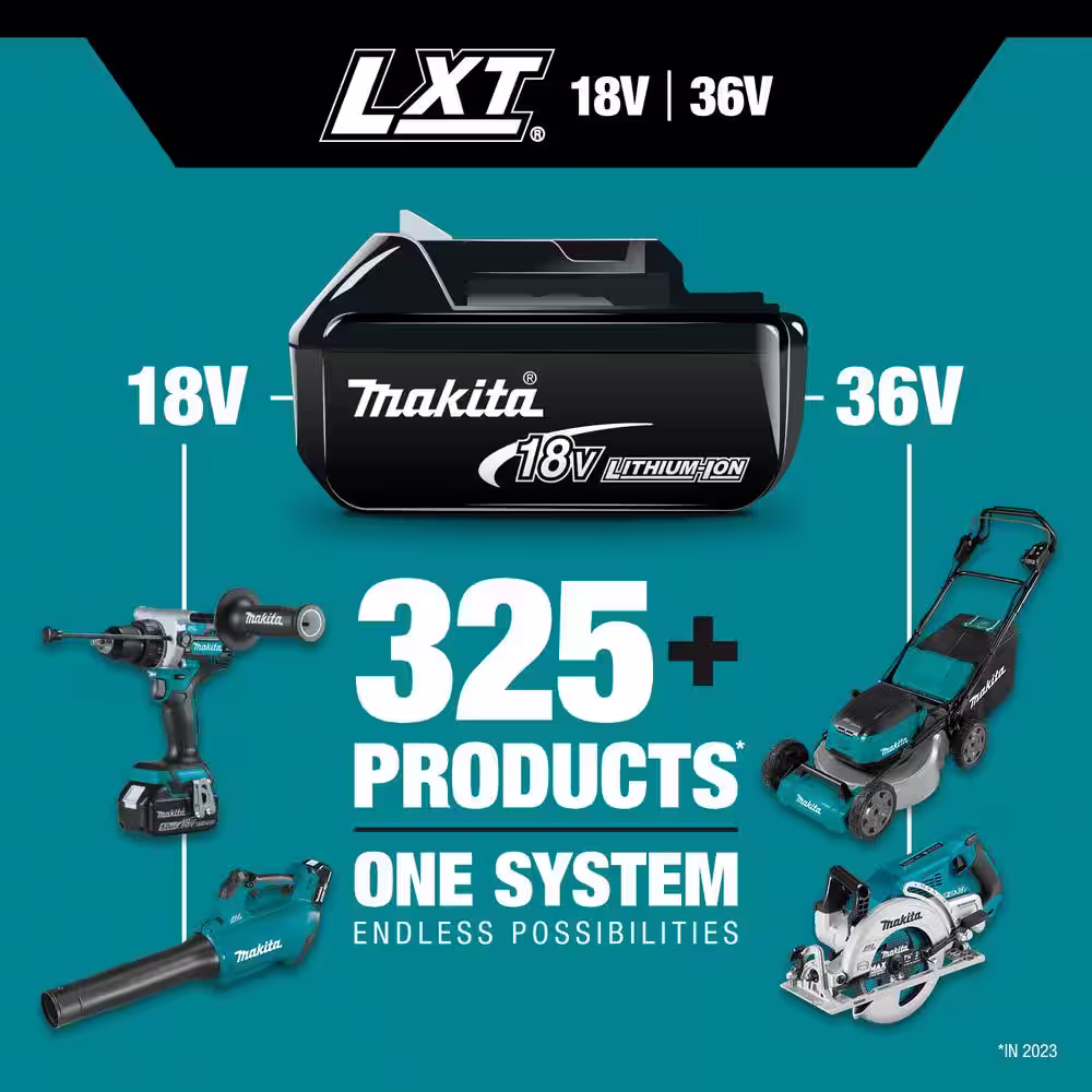 Makita 18V LXT Lithium-Ion 4.0 Ah Battery and Rapid Optimum Charger Starter Pack
