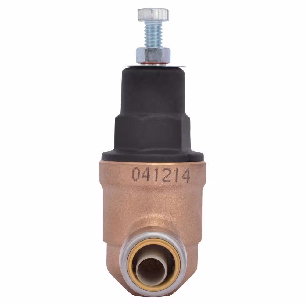 SharkBite 1/2 in. Push-to-Connect Bronze EB-45 Direct Pressure Regulator Valve
