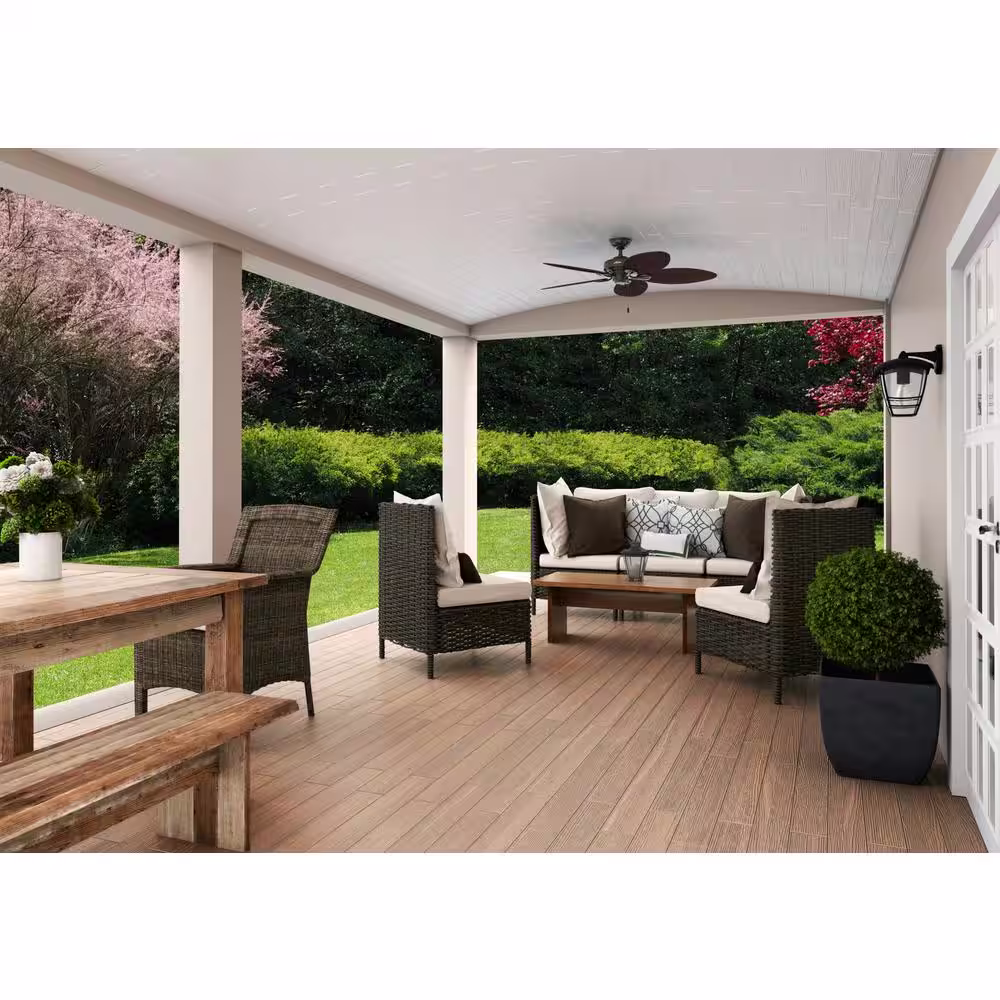 Hunter Bayview 54 in. Indoor/Outdoor Provencal Gold Ceiling Fan