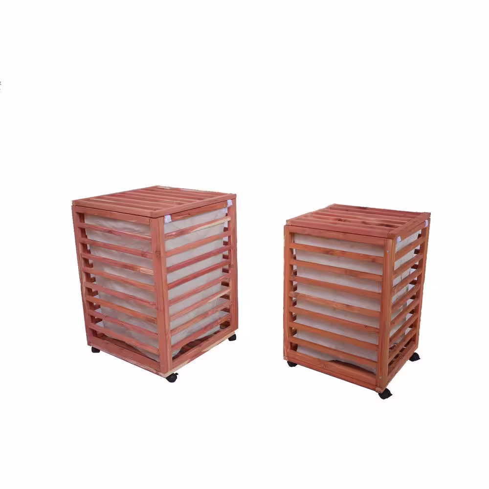 CEDAR GREEN Aromatic Cedar His and Her Hamper Combo (2-Pack)