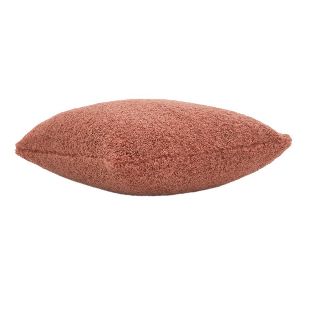 None Brown Teddy Sherpalux 20 in. x 20 in.