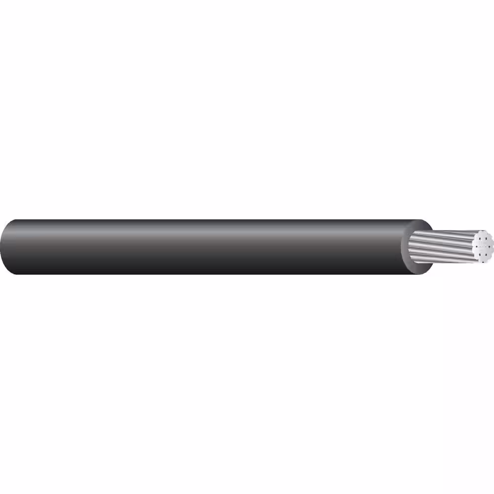 Southwire 500 ft. 4/0 Black Stranded 3E AL XHHW Wire