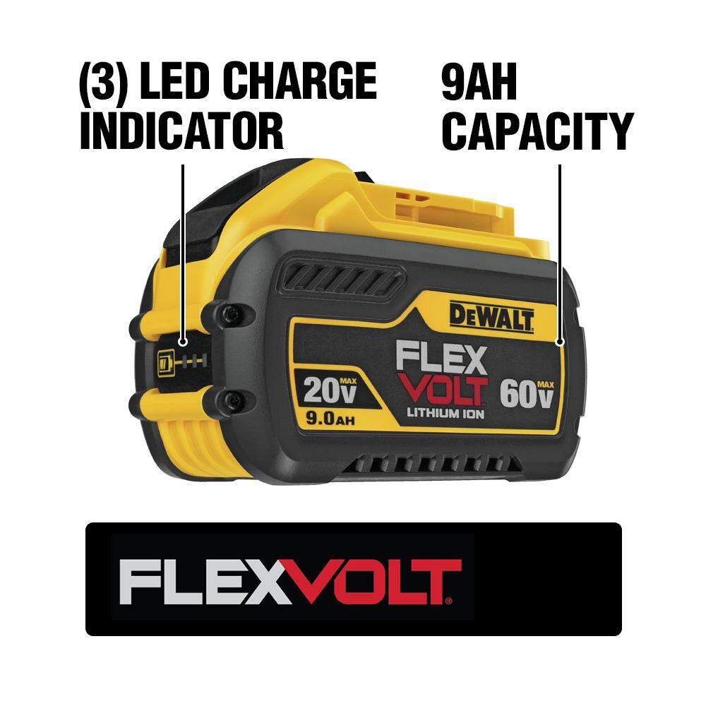 DEWALT FLEXVOLT 20V/60V MAX Lithium-Ion 9.0Ah Battery Pack (6-Pack)