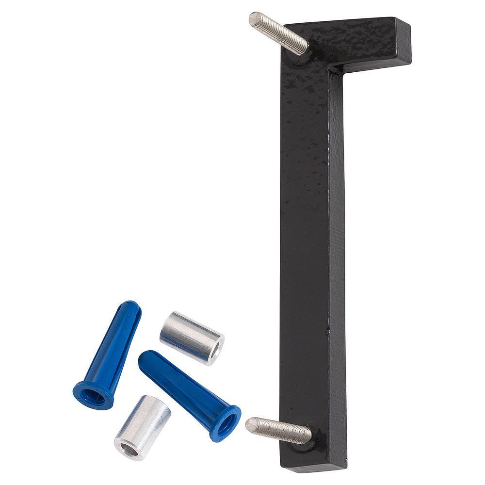 Montague Metal Products 16 in. Black Aluminum Floating or Flat Modern House Number 1