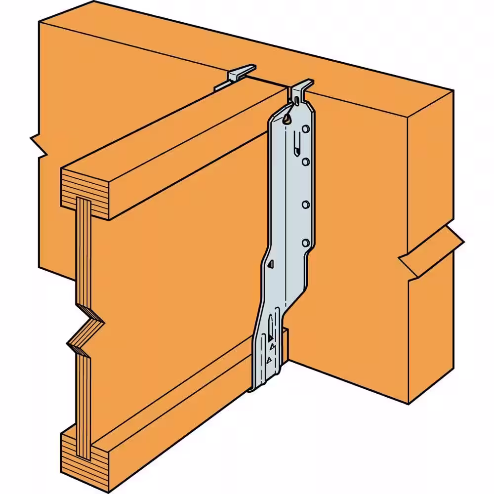 Simpson Strong-Tie IUS Galvanized Face-Mount Joist Hanger for 2 in. x 16 in. Engineered Wood